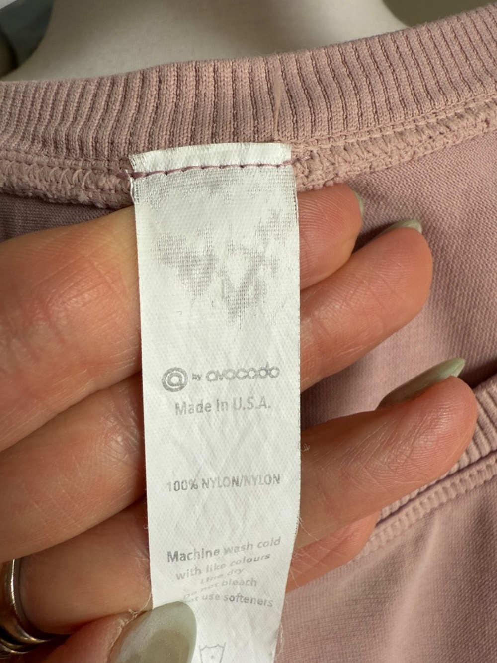 A by avocado Dusty Pink Sleeveless Crop Tank - Picture 2 of 9